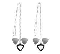 JEWEDECO Collar Soporte para Guitarra de Silicona y Acero Inoxidable, Diseño Triangular, Mejora el Rendimiento Musical, Adecuado para Conciertos y Fiestas