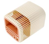 JEWEDECO Contenedor de Utensilios y Porta Cubiertos Amarillo, Pp, Cilíndrico, Diseño Multifuncional Drenaje, para Encimera de Cocina y Lavado de Vajilla