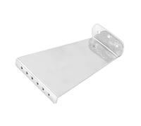 JEWEDECO Cordal de Puente para Guitarra Eléctrica de Jazz 6 Cuerdas de Metal Plateado, Repuesto Resistente y Compatible, Accesorio Adecuado para Reparación y Mantenimiento de Guitarra Eléctrica