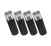 JEWEDECO Cordón de Persiana Peso 4 Piezas, Tirador Plástico Negro Esmerilado, Extremo Colgante para Estores de Ventana Interior