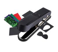 JEWEDECO Cortador y Punzón Para Púas De Guitarra, Herramienta Portátil De Bricolaje, Accesorio Para Hacer Púas Personalizadas, Compatible Con Plástico 1 Mm, Adecuado Para Músicos y Aficionados