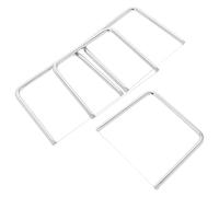 JEWEDECO Cortadora de Queso en Bloque de Acero Inoxidable 4 Piezas, Herramienta para Cortar Mantequilla y Foie Gras, Fácil de Usar en Cocina con Alta Fiabilidad