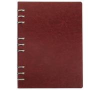 JEWEDECO Cuaderno de Planificación Semanal B5 Tapa de Piel Marrón, Bloc de Notas para Tomar Notas con Anillas, Cuaderno de Oficina para Escritura y Organización Diaria