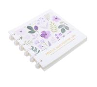 JEWEDECO Cuaderno para Organización Versátil y Resistente a Manchas de Tinta de Papel Portátil Cuadrado con Páginas en Blanco Adecuado para Viajes y Reuniones