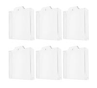 JEWEDECO Cubierta Transparente para Evitar Falsas Alarmas 6 Piezas para Estación de Alarma contra Incendios de Abs, Protector Manual en Hogares y Negocios