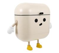 JEWEDECO Cubo de Basura Colgante de Pared 9l Color Crema Tapa para Cocina y Baño, Contenedor Doméstico Compacto para Puerta de Armario, Papelera Práctica para Residuos y Compostaje