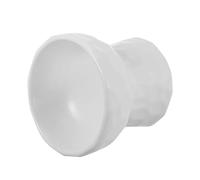 JEWEDECO Cuenco de Cerámica Elevado para Gatos y Perros Pequeño 250 Ml, Tazón Blanco de Base Estable, Fácil de Limpiar, Comedero y Bebedero Adecuado para Mascotas Domésticas
