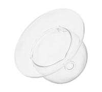 JEWEDECO Cuenco de Vidrio Doble Capa para Servir Frío con Diseño Transparente, Función de Conservación de Frescura Adecuado para Restaurante y Buffet