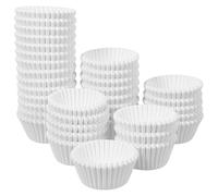 JEWEDECO de Moldes de Papel Diseño Reutilizable y Conveniente 1000 Piezas Adecuado para Hornear Muffins y Pasteles para Blancos en Fiestas