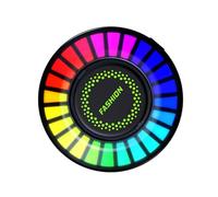 JEWEDECO Difusor de Fragancia para Coche Luces LED Rgb, Clip para Ventilación Automotriz, Control de Ritmo Musical, Iluminación Ambiental Ajustable, Accesorio de Aromaterapia para Interior