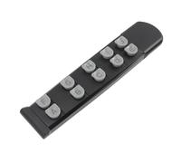 JEWEDECO Entrenador de Dedos Práctico para Guitarra de Abs Negro, Herramienta Portátil para Ejercitar la Flexibilidad y Velocidad de Respuesta, Dispositivo de Práctica Adecuado