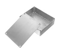 JEWEDECO Estuche De Aluminio Para Guitarra Caja De Presión Protector De Pedales Diseño Elegante