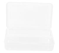 JEWEDECO Estuche Transparente para Lápices y Bolígrafos De Gran Capacidad, Caja De Plástico Portátil, Organizador Escolar para Estudiantes De Dibujo, Uso Escritorio y Viaje, Funcionalidad Segura