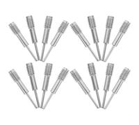 JEWEDECO Extractor de Eslabones para Correas de Reloj, 20 Piezas de Agujas de Acero Plateado, Herramienta para Reparación de Correas, Kit Práctico para Uso Doméstico y Ajuste Manual
