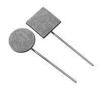 JEWEDECO Fieltro Batidor Repuesto Plana de Base de Bombo Pedal Compatible Varias, Marcas y Modelos, para Instrumentos de Percusión