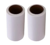 JEWEDECO Forro de Papel Pergamino Antiadherente para Moldes de Pastel, Resistente al Aceite Agua, 2 Rollos Blancos para Hornear Pasteles y Pan