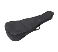 JEWEDECO Funda Mochila Acolchada Para Ukelele De 23 Pulgadas, Bolsa De Transporte Negra, Resistente y Ligera Para Guardar Instrumentos Musicales, Gran Capacidad y Uso Multifuncional