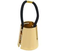 JEWEDECO Goma Elástica Pelo Diseño Metálico Dorado, Coletero para Mujer y Niñas, Banda para Sujetar Coletas y Flequillos en Actividades Escolares y Casuales