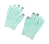 JEWEDECO Guantes Hidratantes y Hombre, Gel y Hilo de Pluma, Diseño sin Dedos para Uso del Hogar