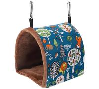 JEWEDECO Hamaca para Pájaros de Algodón Cálida y Resistente Que No se Deforma Después de Lavar, Adecuado para Loros y Aves en Invierno como Cama para Jaula
