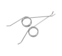 JEWEDECO Juego de 2 Resortes de Torsión Metálicos 0.6 * 7 para Tapas de Cubos de Basura, Resistentes y Compatibles, Repuestos para Botes de Basura de Cocina, Muelles Duraderos