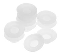 JEWEDECO Juntas de Sellado y Fáciles de Usar de Silicona de Color Blanco, 10 Piezas, Preventivas de Fugas para Botellas de Cerveza Casera para Bricolaje