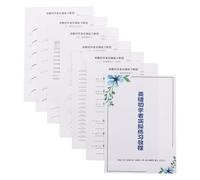 JEWEDECO Libro de Práctica para Extensión de Pestañas con Realistas y Guía de Entrenamiento Kit de Ejercicios para Principiantes Técnica de Injerto para Salones y Autoaprendizaje