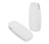 JEWEDECO Manijas de Plástico para Persianas Verticales 2 Unidades Apertura Cuadrada, Accesorios para Cortinas y Estores, Tirador Resistente para Cordón de Ventana, Uso Doméstico