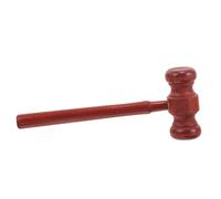 JEWEDECO Martillo De Juez De Madera Pequeño Sonido Fuerte para Subasta y Juego De rol Judicial para Niños