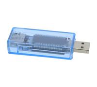 JEWEDECO Medidor USB de Tensión y Corriente con Pantalla Clara para Evaluación Precisa de Batería y Cargadores, Material Plástico Adecuado para Pruebas Diarias Laboratorios