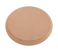 JEWEDECO Molde Redondo para Cerámica Pequeño de Madera, Base para Modelado de Placas de Arcilla, Herramienta para Alfarería Manual, Molde de Asentamiento para Elaboración Artesanal