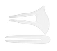 JEWEDECO Moldes de Silicona para Resina Epoxi Forma de Horquillas y Palillos de Pelo, 2 Piezas, Material Flexible y Antiadherente para Manualidades DIY