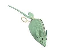 JEWEDECO Monedero De Diseño De Ratón Colores Aleatorios Cartera Pequeña para Mujer Monedero De Cambio y Porta Tarjetas Monedas Llaves
