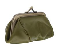 JEWEDECO Monedero de Mano Fácil de Abrir y Cerrar Estilo Retro en PU Accesorios de Aleación Adecuado para Guardar Monedas y Tarjetas para Mujer