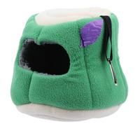 JEWEDECO Nido de Algodón para Hámster Cálido y Acogedor, Cama Colgante de Felpa Corta para Mascotas Pequeñas en Invierno, Adecuado para Jaulas Color Aleatorio