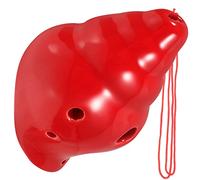 JEWEDECO Ocarina Para Principiantes De Ocarina Portátil De Cerámica De Caracol Para Instrumento Musical Para Aprender Música Casa Viajes