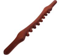 JEWEDECO Palo de Masaje Manual Espalda 8 Cuentas, Ligero y Portátil, Adecuado para Personas Ocupadas Masaje Terapéutico Muscular