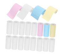 JEWEDECO Paquete de 18 Rollos de Papel Térmico para Impresoras Térmicas Pequeñas para Cámaras Instantáneas de Niños Y Niñas