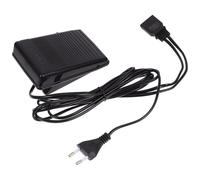 JEWEDECO Pedal Maquina de Coser Control de Pie y Cable de Alimentación de 220v para Máquina de Coser Doméstica Diseño de Tres Clavijas y Material Abs