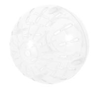 JEWEDECO Pelota de Ejercicio para Hámster de 10 Cm, Bola Compacta y Ligera de Color Claro para Pequeños Roedores, Juguete Seguro y Fácil de Limpiar para Diversión y Salud en Espacios