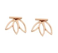 JEWEDECO Pendientes De Loto Colgantes Simples Joyería Moderna Accesorio De Fiesta