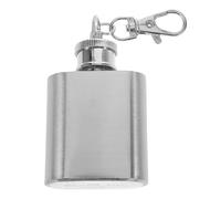 JEWEDECO Petaca Portátil Diseño y Versátil de Acero Inoxidable de 1 Oz (30 Ml) Adecuado para Uso Diario y Actividades al Aire Libre para Vino y Líquido Encendedor