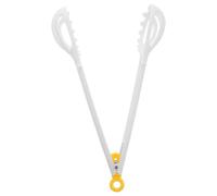 JEWEDECO Pinzas Sujetar Multifuncionales Blanco Cocina de Plástico de Batir y Utensilios Prácticos para Mezclar y Cocinar para Huevos Fideos Hogar