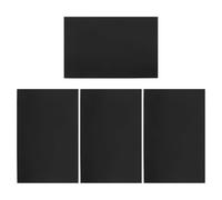 JEWEDECO Placas de Aluminio A4 para Grabado en Blanco, Resistentes al Clima, Fácil Instalación, 4 Piezas para Señalización en Tiendas y Decoración del Hogar