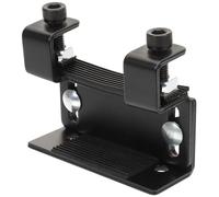 JEWEDECO Plataforma Elevadora Metálica para Bombo Negra, Soporte Compacto Ajustable para Batería, Accesorio de Elevación Duradero y Estable para Instrumentos Musicales