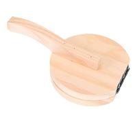 JEWEDECO Prensa de Madera para Masa de Dumplings Molde para Piel de Bola de Masa Hervida Herramienta Manual Utensilio Cocina y Fácil de Usar (color Natural Tamaño Estilo Aleatorio