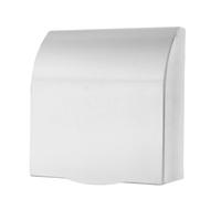 JEWEDECO Protector de Enchufe Exterior Resistente al Agua Cubierta Abatible de Acero Inoxidable Módulo Placa de Pared para Enchufe para Baño y Exterior Protección contra Salpicaduras