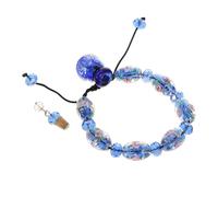 JEWEDECO Pulsera de Aceite Esencial con Minibotella de Cristal, Material Vidrio Resistente y Diseño Creativo para Boda y Fiesta, No Se Desvanece ni Desgasta