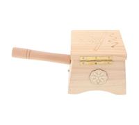 JEWEDECO Quemador de Varillas de Palo de Moxa en Caja de Madera Resistente para Moxibustión Corporal y Abdominal, Dispositivo Portátil para Medicina Tradicional China en Casa y Exteriores