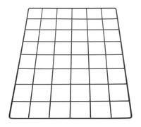 JEWEDECO Rejilla de Hierro Negro para Fotos y Notas, Organizador de Pared Montado, Decoración Funcional para Estudio y Familias, Panel Metálico Resistente